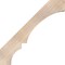 Ekena Millwork 5 1/2"W x 40"D x 40"H Balboa Smooth Knee Brace, Douglas Fir BRC06X40X40BOA00SDF - alternate 4